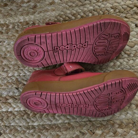 GIRLS PEDIPED FLEX MARYJANE BARBARA PATENT PINK CASUAL COMFORT SHOE 25EU/8-8.5US - Picture 5 of 5
